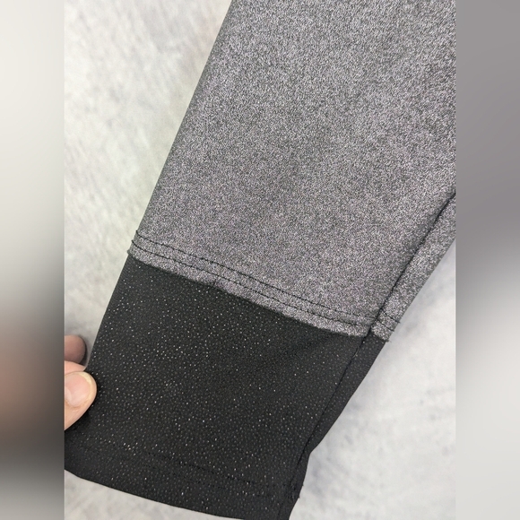 BKE Size Large Blouse With Glitter Sleeves And Sheer Bodice - Picture 4 of 10